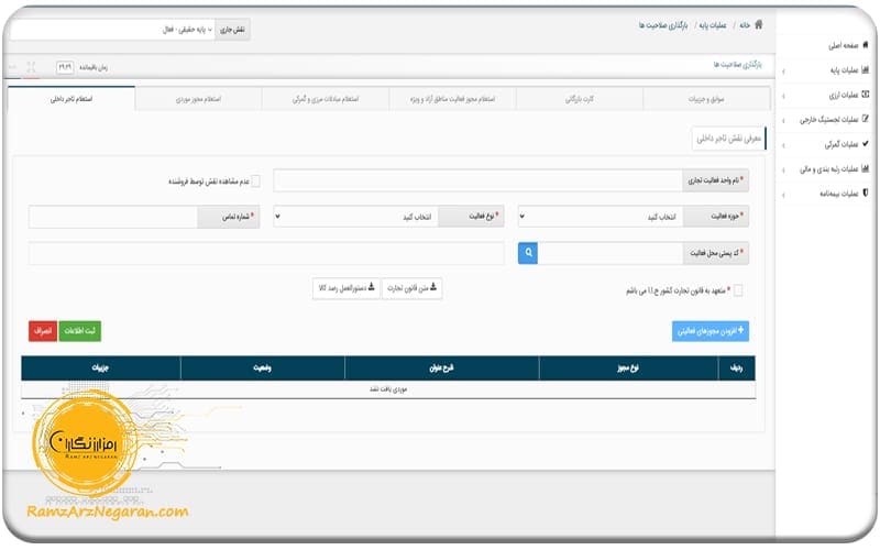 تایید نقش تاجر داخلی